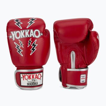 Férfi bokszkesztyűk YOKKAO Stadium piros