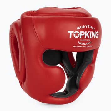 Bokszsisak Top King Full Coverage piros