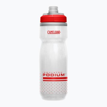 CamelBak Podium Chill 620ml tüzes piros/fehér kerékpáros palack