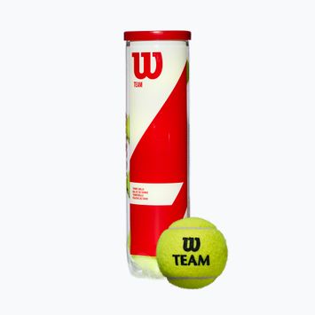 Wilson Team gyakorló teniszlabdák 4 db sárga WRT111900