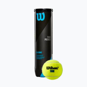 Wilson Tour Premier All Ct teniszlabda szett 4 db sárga WRT119400