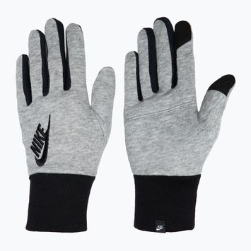 Női futókesztyű Nike Club Fleece grey heather/black/black