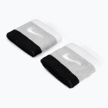 Nike Swoosh csuklópántok 2 db szürke/fekete N0001565-016