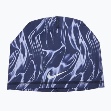 Nike Dri-Fit Peak Beanie nyomtatott kék üres/ezüst