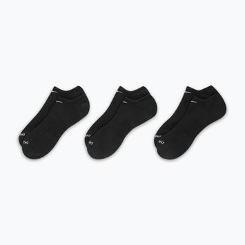 Nike Everyday Plus Cushion zokni 3 pár fekete/fehér