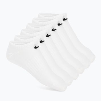 Zokni Nike Everyday Lightweight No Show 6 pár white/black