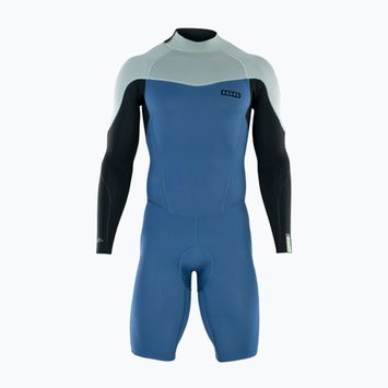 Férfi neoprén ruha ION Element 2/2 Shorty Back Zip cascade blue