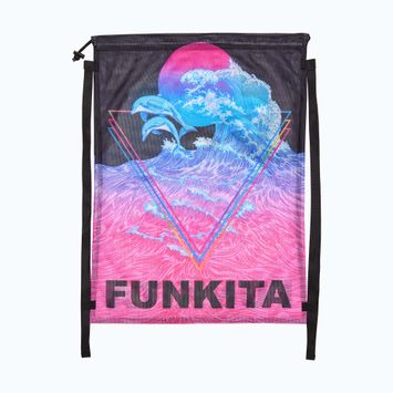 Funkita Mesh Gear Bag rózsaszín és fekete FKG010A7131700