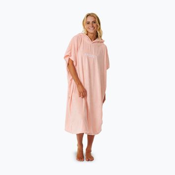 Rip Curl Classic Surf kapucnis női poncsó barack színben