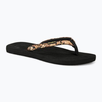 Női flip-flop papucs Rip Curl Freedom Bloom Open Toe black/brown