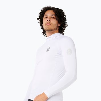 Férfi Rip Curl Search UPF Performance kapucnis hosszú ujjú úszónadrág fehér