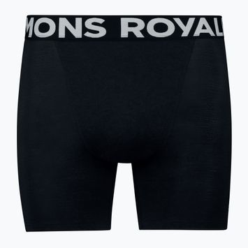Férfi thermo boxeralsó Mons Royale Hold 'em Merino fekete