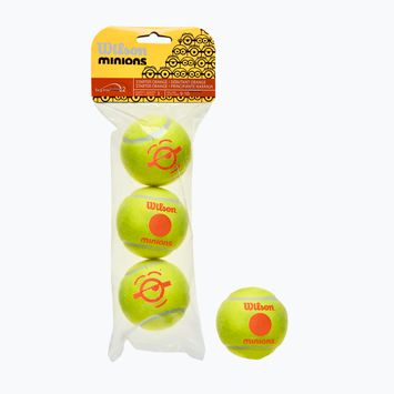 Gyermek teniszlabdák Wilson 3 db. Minions Stage 2 zöld WR8202601