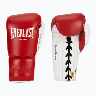 Boxkesztyű Everlast Powerlock OG Pro Fight red/white