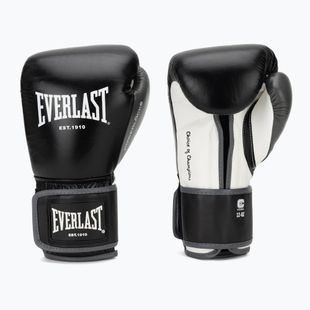 Bokszkesztyűk Everlast Powerlock OG H&L Leather Advanced Training black/white