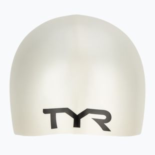 Gyermek úszósapka TYR Wrinkle-Free Silicone fehér