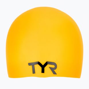 TYR Wrinkle Free úszósapka sárga