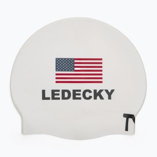 TYR Ledecky szilikon úszósapka fehér