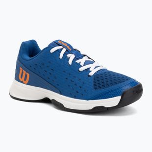 Gyerek teniszcipő Wilson Rush Pro Ace L Jr déjà vu blue/orange tiger/white