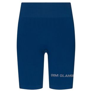 Női edzőnadrág Gym Glamour Bikery push up klasszikus kék 317
