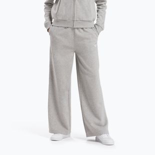 Női Reebok Identity Small Logo Fleece Fleece WIde Leg nadrág közepes szürke sörényszürke