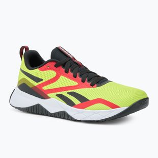 Férfi edzőcipő Reebok NFX acid yellow/black/vector red