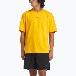 Férfi edző póló Reebok Atlethe Hype Tee electric amber