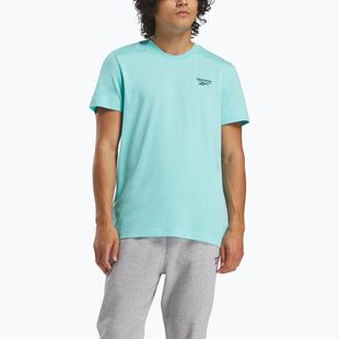Férfi Reebok Identity Small Logo Tee ai aqua színű póló