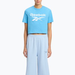 Női Reebok Identity Big Logo Crop Tee visszaszerzés kék