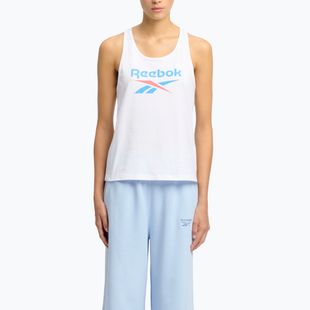 Női Reebok Identity Big Logo Tank fehér/korall/kék póló