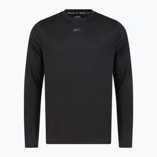 Férfi Reebok Id Train Tech Tee éjjeli fekete hosszú ujjú ruha