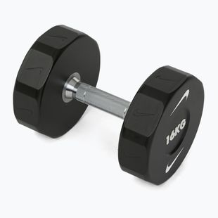 Krómozott kézisúlyzó Nike Strength Pro Urethane Dumbbell 16 kg black/white