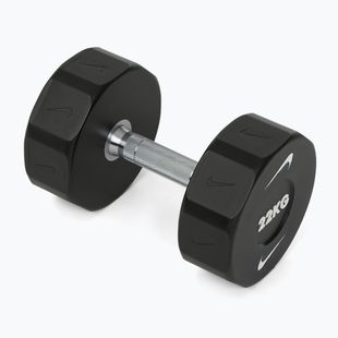 Krómozott kézisúlyzó Nike Strength Pro Urethane Dumbbell 22 kg black/white