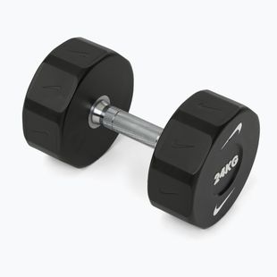 Krómozott kézisúlyzó Nike Strength Pro Urethane Dumbbell 24 kg black/white