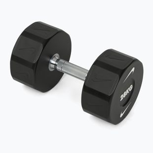 Krómozott kézisúlyzó Nike Strength Pro Urethane Dumbbell 28 kg black/white