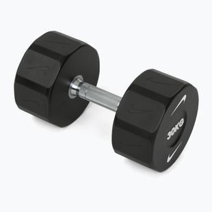 Krómozott kézisúlyzó Nike Strength Pro Urethane Dumbbell 30 kg black/white