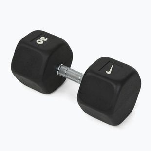 Gumírozott kézisúlyzó Nike Strength Hex Dumbbell 30 kg black/white