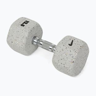Gumírozott kézisúlyzó Nike Strength Grind Hex Dumbbell 12,5 kg wolf grey