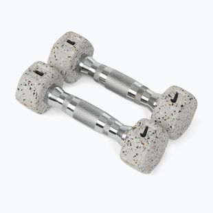 Súlyzók Nike Strength Grind Hex Dumbbell 2 x 1 kg wolf grey