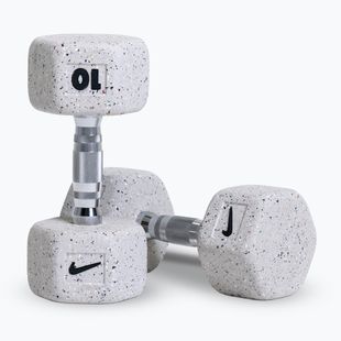 Súlyzók Nike Strength Grind Hex Dumbbell 2 x 10 kg wolf grey