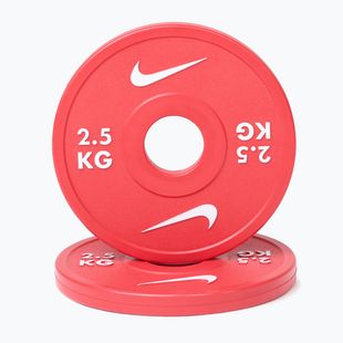 Terhelés Nike Strength Change Plates 2 x 2,5 kg red/white