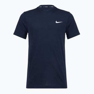 Férfi edző póló Nike Strength S&C Dri-Fit navy/white