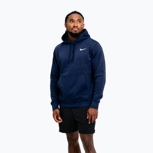 Férfi pulóver Nike Strength S&C Hoodie navy/white