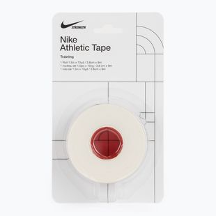 Kohéziós rugalmas kötés Nike Strenght Athletic Tape white/grey
