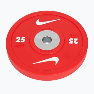 Lökhárító terhelés Nike Strength Pro Urethane Bumper Plates 25 kg red/white