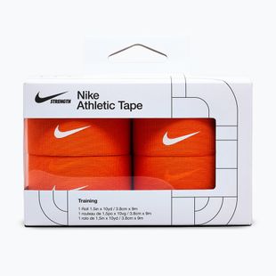 Kohéziós rugalmas kötés Nike Strenght Athletic Tape orange/white
