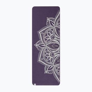 Gaiam Yoga Mat Aubergine Medallion 6 mm-es aubergine medalion