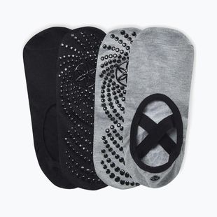 Zokni Gaiam Grippy Yoga 2 pack grey/black