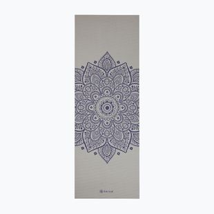 Jógaszőnyeg Gaiam Sustained Yoga grey sundial flower