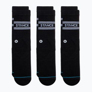 Stance Basic Crew zokni 3 pár fekete